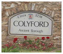 Sign at Colyford